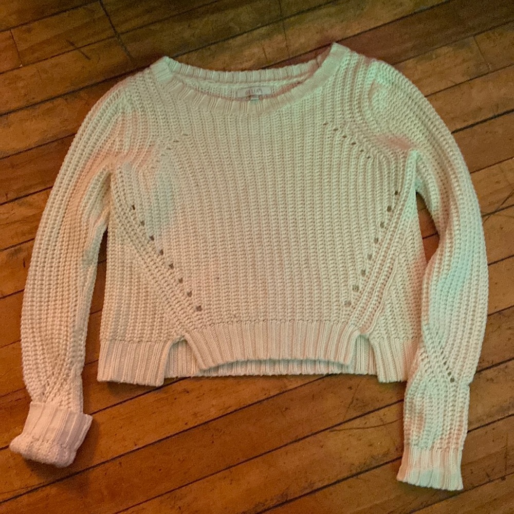 Cream sweater